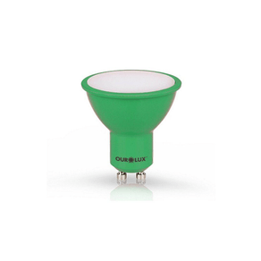 Lâmpada Led Gu10 Verde 4W - 5470 - Ourolux Unidade